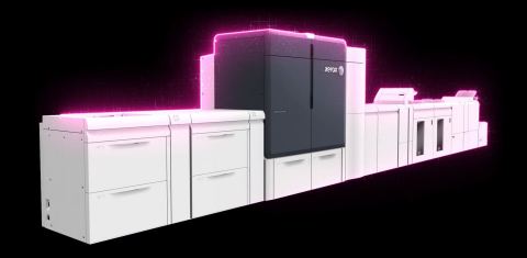 The Xerox Iridesse® Production Press is adding fluorescent pink specialty dry ink option to its existing Beyond CMYK palette of gold, silver, white and clear. (Photo: Business Wire)