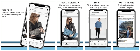 For Consumers, Fashwire’s B2C shopping platform creates a compelling interactive experience by combining fun, immersive swipe voting with the ability to influence the designer instantly. (Graphic: Business Wire)