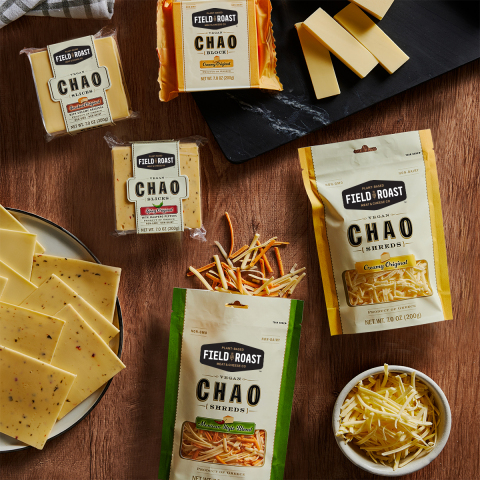 Field Roast's Chao Creamery cheese varieties are now available at more than 18,000 retail locations nationwide, including Walmart, Meijer, HEB, Safeway and Ahold. (Photo: Business Wire)