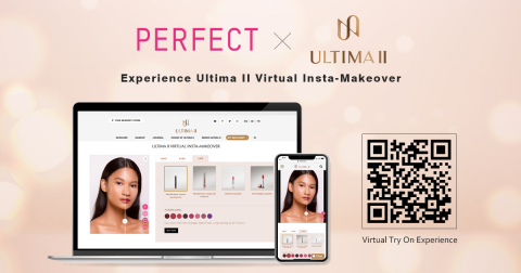 Perfect Corp. and ULTIMA II launch hyper-realistic AR & AI virtual Insta-Makeover on the brand’s website (Photo: Business Wire)