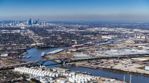 original The Port of Houston along the Houston Ship Channel. (Photo: Business Wire)