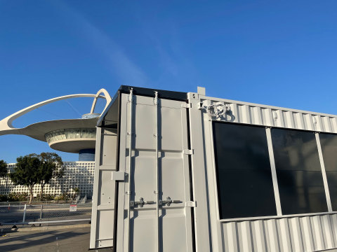 SG Blocks Delivers D-Tec 2 Testing Pods to LAX Airport to Begin Installation for COVID-19 Testing (Photo: Business Wire)