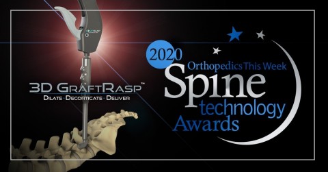 SurGenTec’s 3D GraftRasp™ Awarded Best Spine Technology for 2020 (Photo: Business Wire)