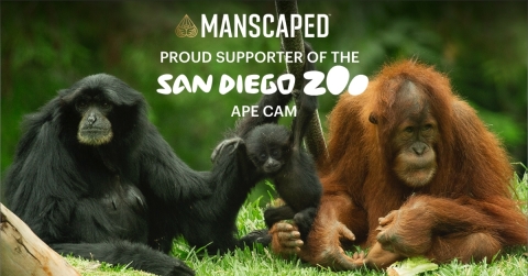 As a proud partner of the San Diego Zoo, MANSCAPED supports the enriching experiences program which provides the wildlife with increased opportunities to thrive every day! (Graphic: Business Wire)