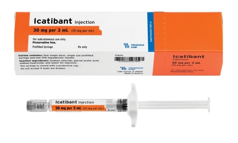 Fresenius Kabi introduces its first specialty generic in the United States - icatibant injection - for the treatment of acute attacks of Hereditary Angioedema (HAE) in adults. (Photo: Business Wire)