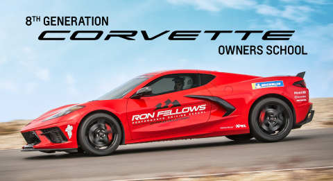 XPEL paint protection film will be used on 8th generation Corvettes like the one pictured, which are used at the Ron Fellows Performance Driving School. (Photo: Business Wire)