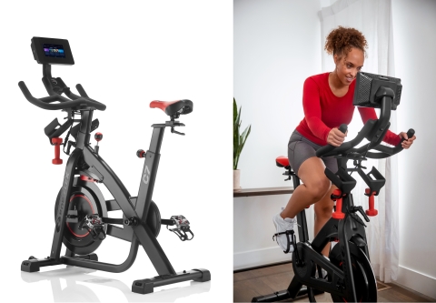 The Bowflex® C7 indoor bike takes the popular Bowflex C6 bike to the next level with an integrated 7’’ high-definition (HD) touch screen with access to the JRNY® digital fitness service for a personalized, immersive workout. (Photo: Business Wire)