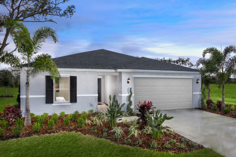 original KB Home announces the grand opening of Mirror Lake, a new-home community in Seffner, Florida, priced from the $260,000s. (Photo: Business Wire)