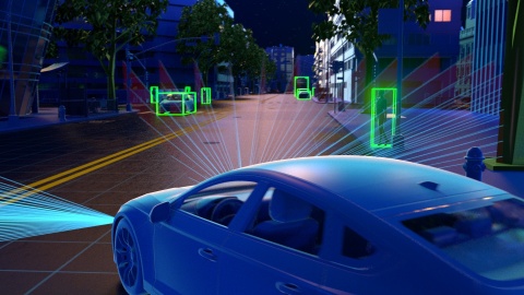 Velodyne Lidar’s Velabit™ sensor can enable robust perception coverage. It is engineered to be an optimal automotive grade lidar solution for Advanced Driver Assistance Systems (ADAS) and autonomous vehicles. (Photo: Velodyne Lidar, Inc.)