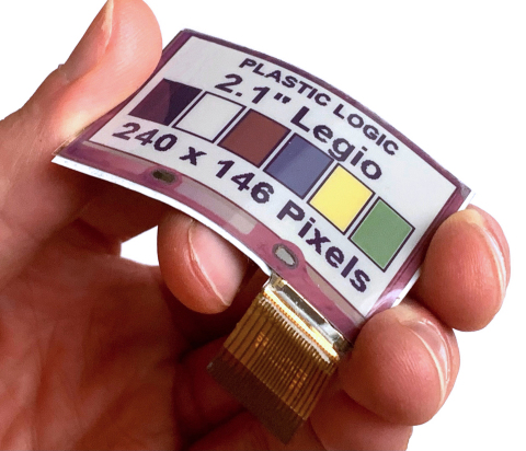 E Ink and Plastic Logic Partner to Provide the World's First Flexible Advanced Color ePaper (ACeP™)-Based Display (Photo: Business Wire)