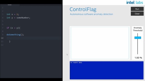 ControlFlag is a powerful tool that could dramatically reduce the time and money required to evaluate and debug code, a major industry pain point. ControlFlag was on display at Intel Labs Day 2020, which was presented virtually on Dec. 3, 2020. (Credit: Intel Corporation)