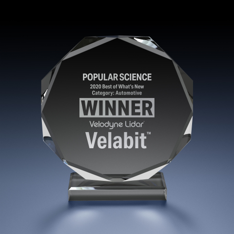 Velodyne Lidar’s Velabit™ sensor was named a winner in the Best of What’s New awards by Popular Science. (Photo: Velodyne Lidar, Inc.)