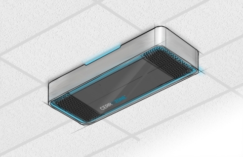 CerroZone™ wall/ceiling mounted unit for indoor air purification (Graphic: Business Wire)