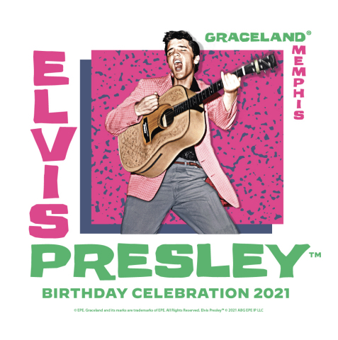 Graceland Celebrates Elvis' Birthday January 7-9, 2021 (Graphic: Business Wire)