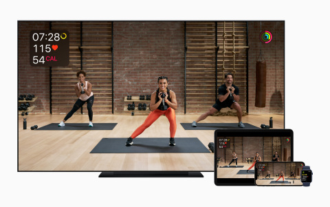 Apple Fitness+, the first fitness service built around Apple Watch, launches Monday, December 14. (Photo: Business Wire)