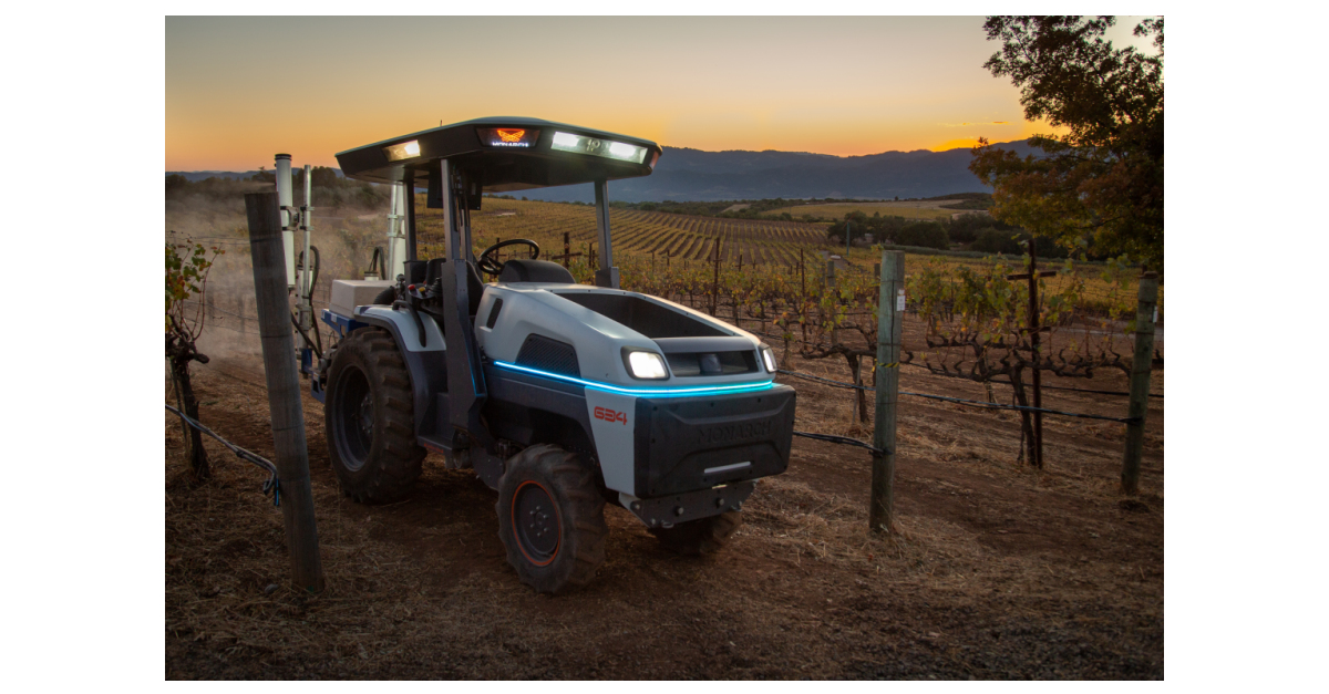 Monarch Tractor The World S Smartest Fully Electric Autonomous Tractor Business Wire