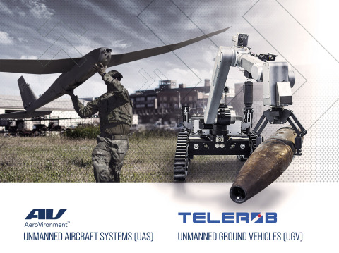 AeroVironment Acquires Telerob, a Leader in Ground Robotic Solutions, to Expand Multi-Domain Unmanned Systems Offering and Global Presence (Graphic: Business Wire)