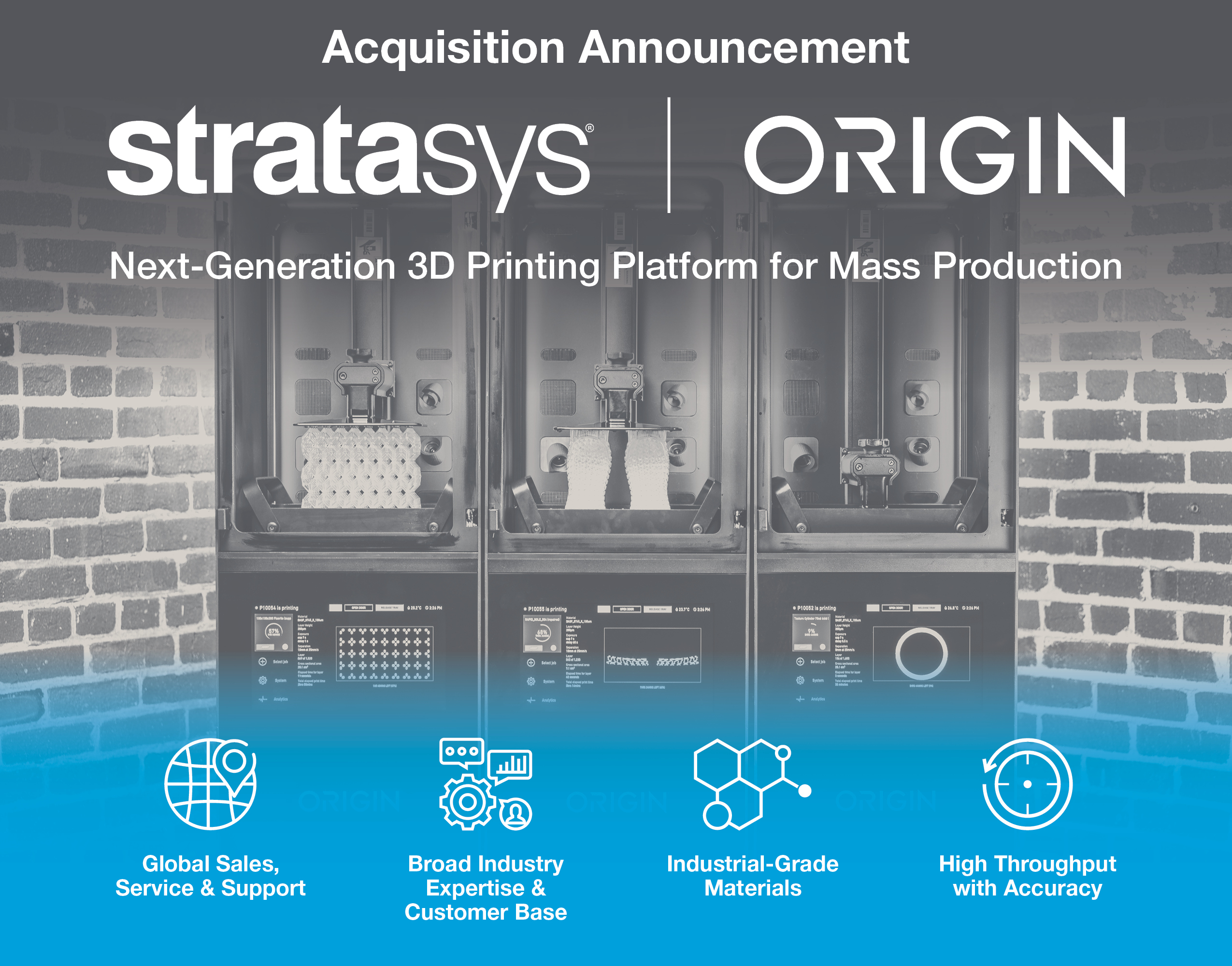 ストラタシス Origin 社を買収ポリマーを用いた製造のアディティブ マニュファクチャリング プラットフォームを新たに導入 Business Wire