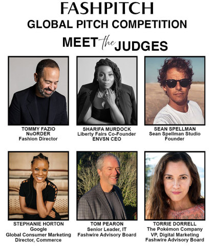 FashPitch Judges (Graphic: Business Wire)