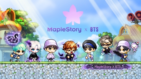 MapleStory X BTS Banner (Graphic: Business Wire)