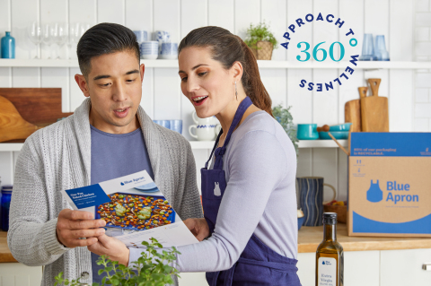 Blue Apron launches new “Wellness 360” campaign that focuses on the benefits of home cooking on holistic health. (Photo: Business Wire)