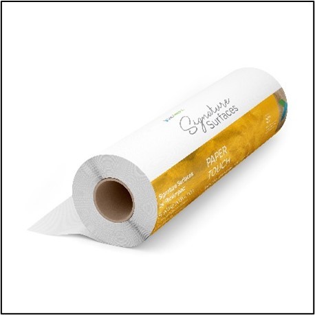 ProAmpac's Signature Surfaces Paper Touch Recyclable film is available in rollstock or pre-made pouches. (Photo: Business Wire)