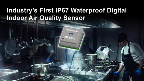 Industry's first IP67 waterproof digital indoor air quality sensor (Graphic: Business Wire)