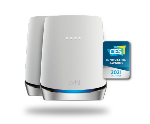 Orbi WiFi 6 DOCSIS3.1 Cable Mesh System (CBK752) is the industry's first WiFi 6 mesh system with a built-in DOCSIS 3.1 cable modem. (Graphic: Business Wire)