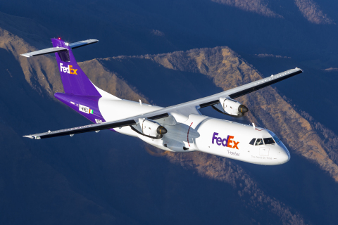 First ATR 72-600F Aircraft Delivered to FedEx Express (Photo: Business Wire)
