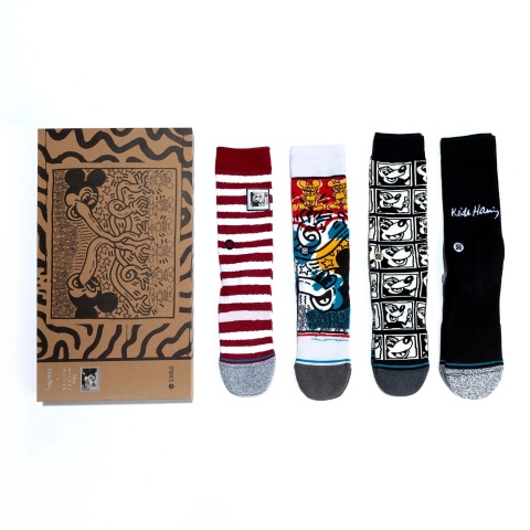 Disney Mickey Mouse x Keith Haring by Stance (Photo: Business Wire)