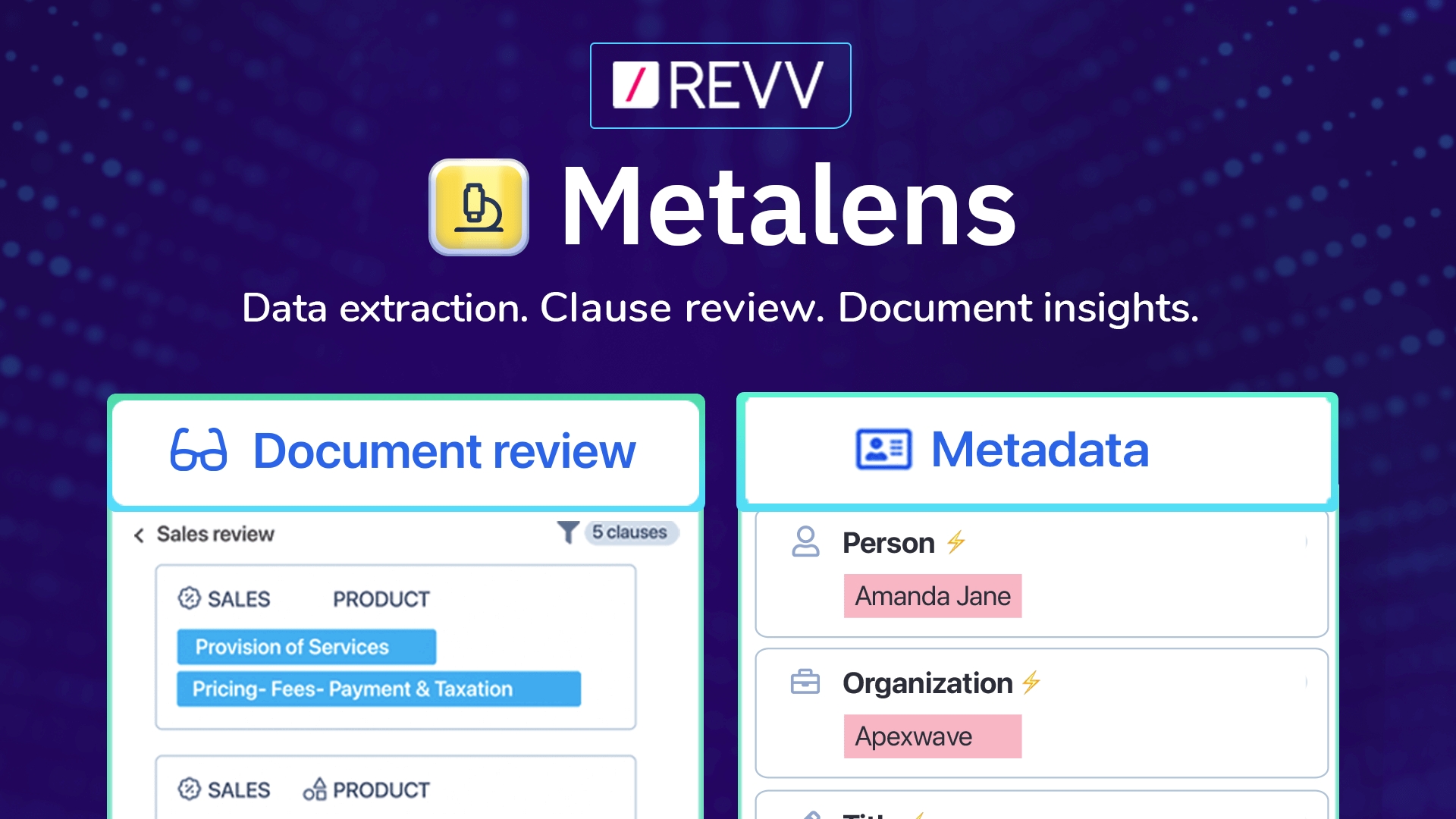 Unlock Insights From Business Documents With Revv S Metalens A Machine Learning Based Document Analyzer Business Wire