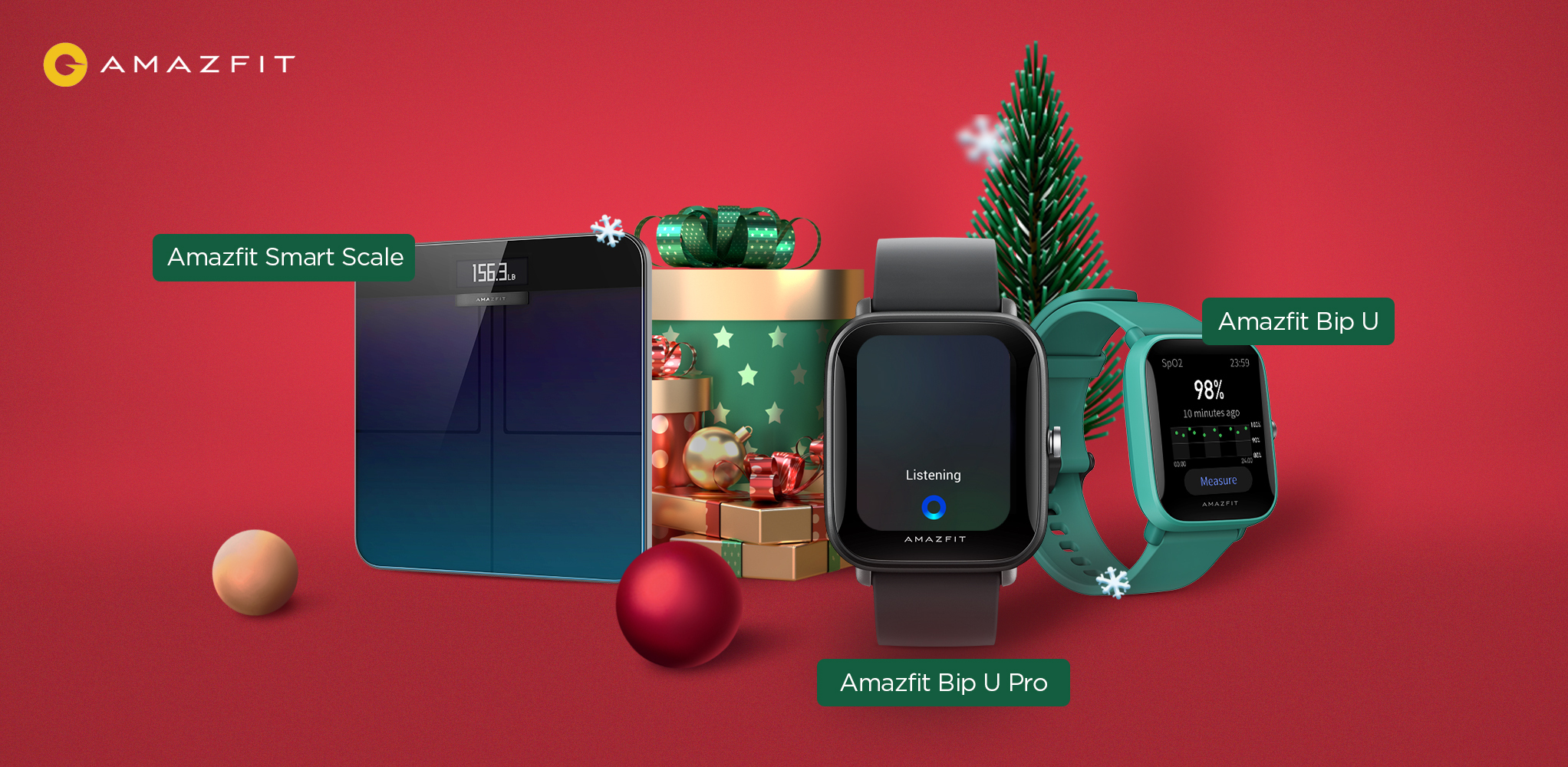 Amazfit Bip U Series and Amazfit Smart Scale Available Just in Time for the  Holidays