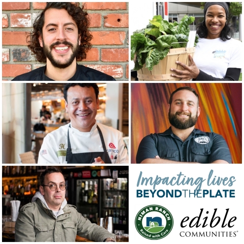 Edible Communities, the award-winning network of more than 80 independently-owned locally focused food magazines, today announced their selection of five food heroes who have gone above and beyond in 2020 to support their community during a time of great need. (Photo: Business Wire)