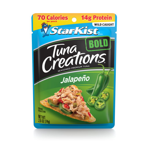 StarKist’s Pouches® feature tuna, salmon and chicken and come in a variety of flavors. (Photo: Business Wire)