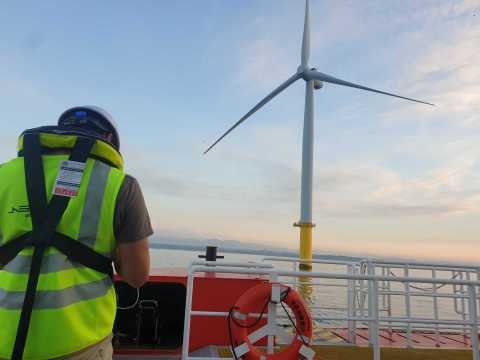 Offshore Wind Turbine Blade Inspection with Siemens Gamesa RE and Formosa I Wind Power Ltd. (Photo: Business Wire)