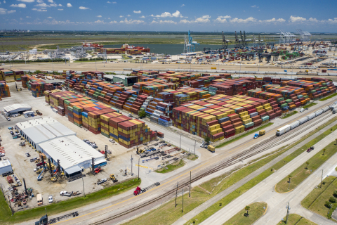 Containers at Port Houston's Barbours Cut container terminal (Photo: Business Wire)