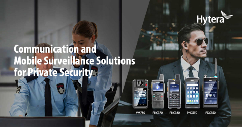 Hytera PoC Communication Solution for Private Security. (Graphic: Business Wire)