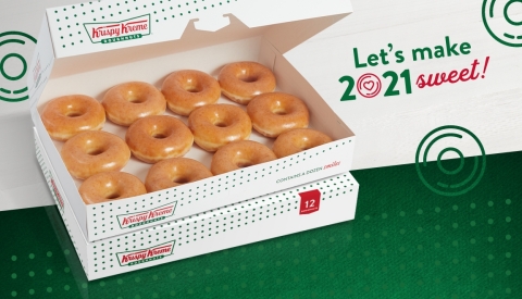 All guests can enjoy two Original Glazed® dozens for just $12 Dec. 31 through Jan. 3 (Photo: Business Wire)