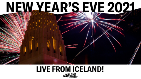 Head to Iceland Naturally's Facebook page at 6:50 p.m. EST on December 31 to watch Iceland's world renowned fireworks display to ring in the new year. (Photo: Business Wire)