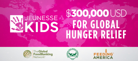 Jeunesse teams up with the world's leading food banks to help support children and families facing hunger around the world. (Graphic: Business Wire)