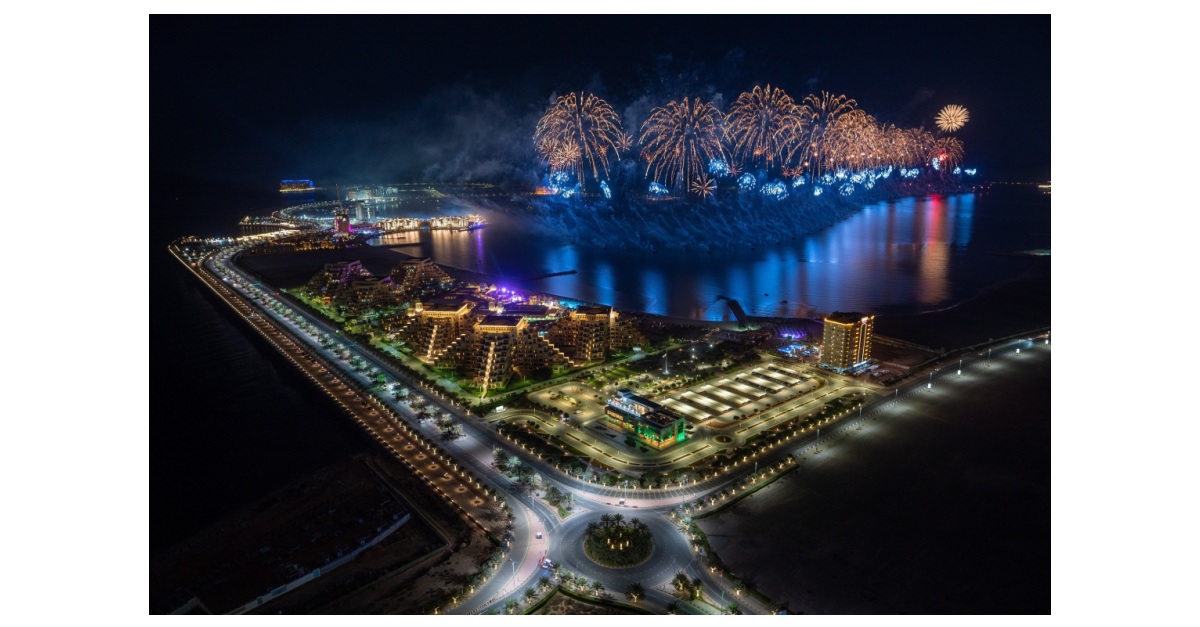 Ras Al Khaimah soldiers in 2021 with one of the largest fireworks displays in the world inspiring hope and confidence