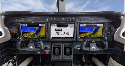 Garmin Autoland is the world’s first certified system of its kind with the ability to activate during an emergency situation to autonomously control and land an aircraft without human intervention. (Photo: Business Wire)