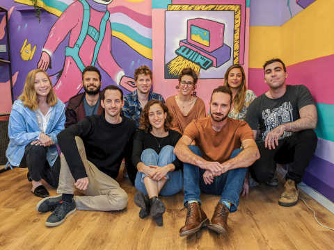 The Spetz team is based in Tel Aviv, Israel. Spetz was founded by three classmates in an entrepreneurial accelerator program in 2017. (Photo: Business Wire)