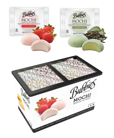 Bubbies Ice Cream Individually-Wrapped Mochi and Self-Serve Freezer (Photo: Business Wire)