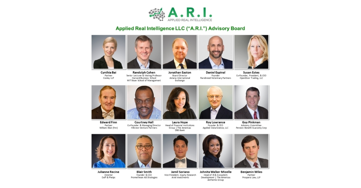 Applied Real Intelligence (“A.R.I.”) Announces Industry Leading ...