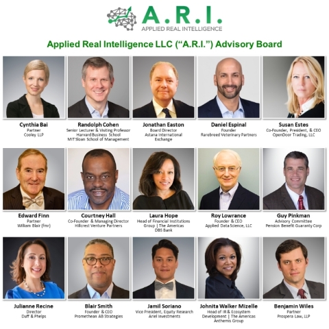 original Applied Real Intelligence ("A.R.I.") Announces Industry Leading Advisory Board (Photo: Business Wire)