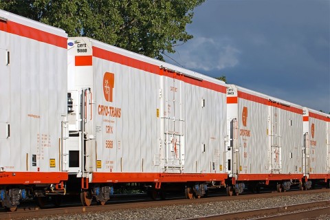 Cryo-Trans manages more than 40,000 annual rail shipments and owns over 2,200 refrigerated and insulated railcars, the largest private fleet of its kind in North America. (Photo: Business Wire)