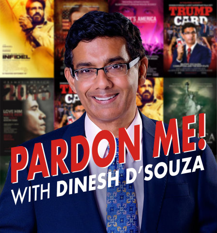 Salem Media Group, Inc. partners with Dinesh D’Souza with new “Pardon Me!” podcast. (Graphic: Business Wire)