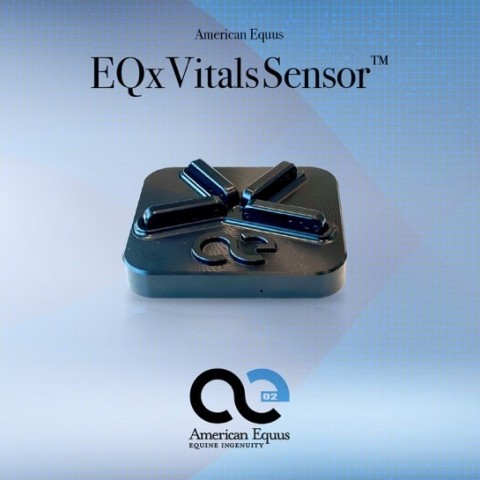 The American Equus EQx VitalsSensor, the first wirelessly charged equine health tracking sensor (Photo: Business Wire)