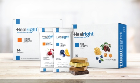 Healright Micronutrient Bars are packed with micronutrients and fibers from superfood ingredients. (Photo: Business Wire)